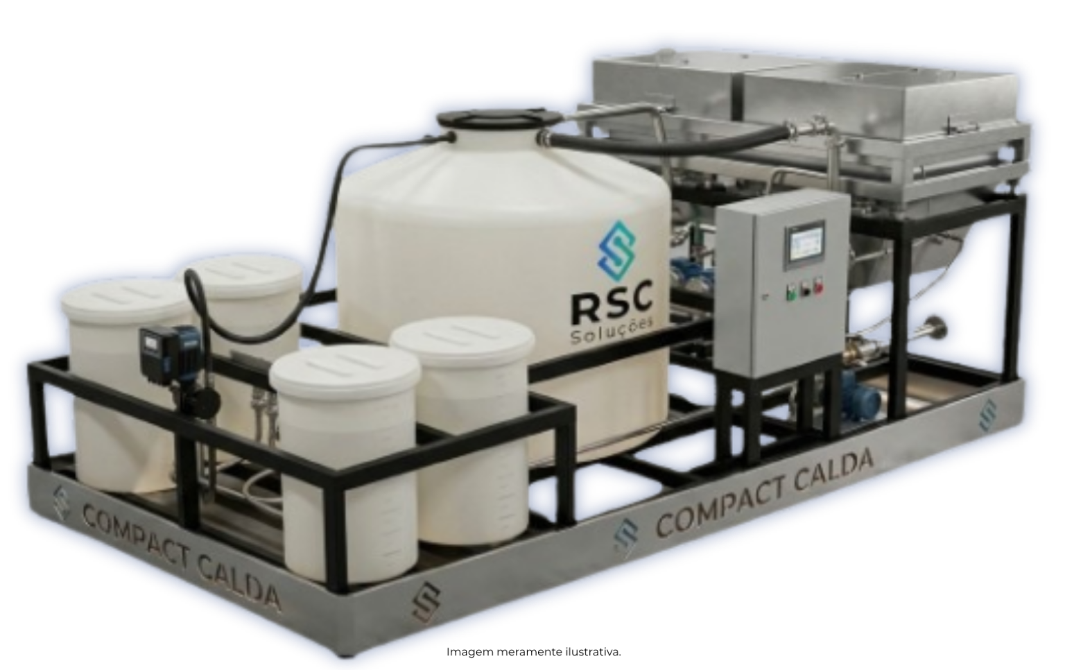 Compact Calda: sistema de preparo automatizado de calda da RSC Soluções