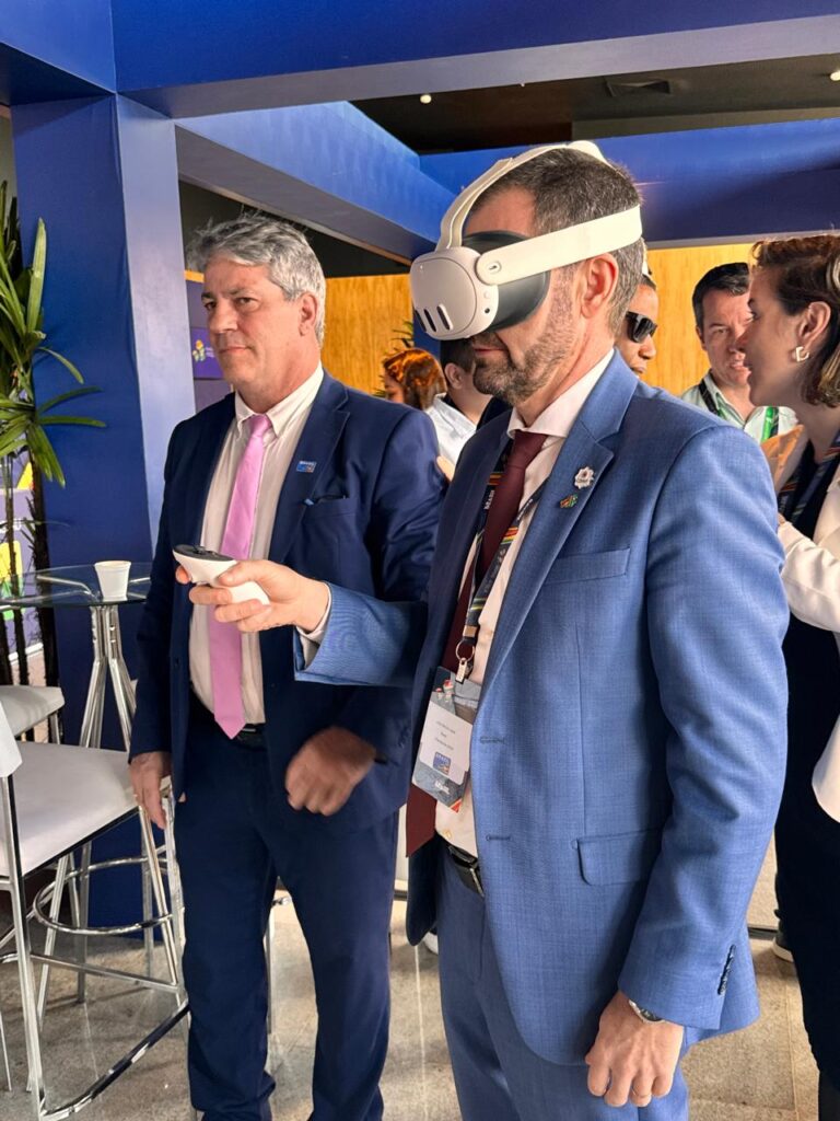 Representantes do Polo de Inovação do IFTM Uberaba no 1º Fórum de Reitores Brasil-África, em Brasília